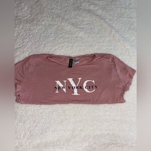 Divided Pink NYC Graphic Tee